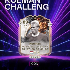 Prinssfut card challeng Icon Koeman