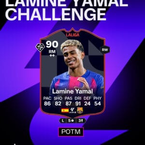 Prinssfut card challengs POTM La Liga lY