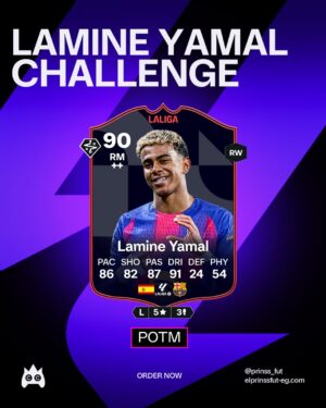 Prinssfut card challengs POTM La Liga lY