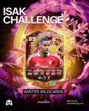 Prinssfut card challengs Winter Wildcards isak