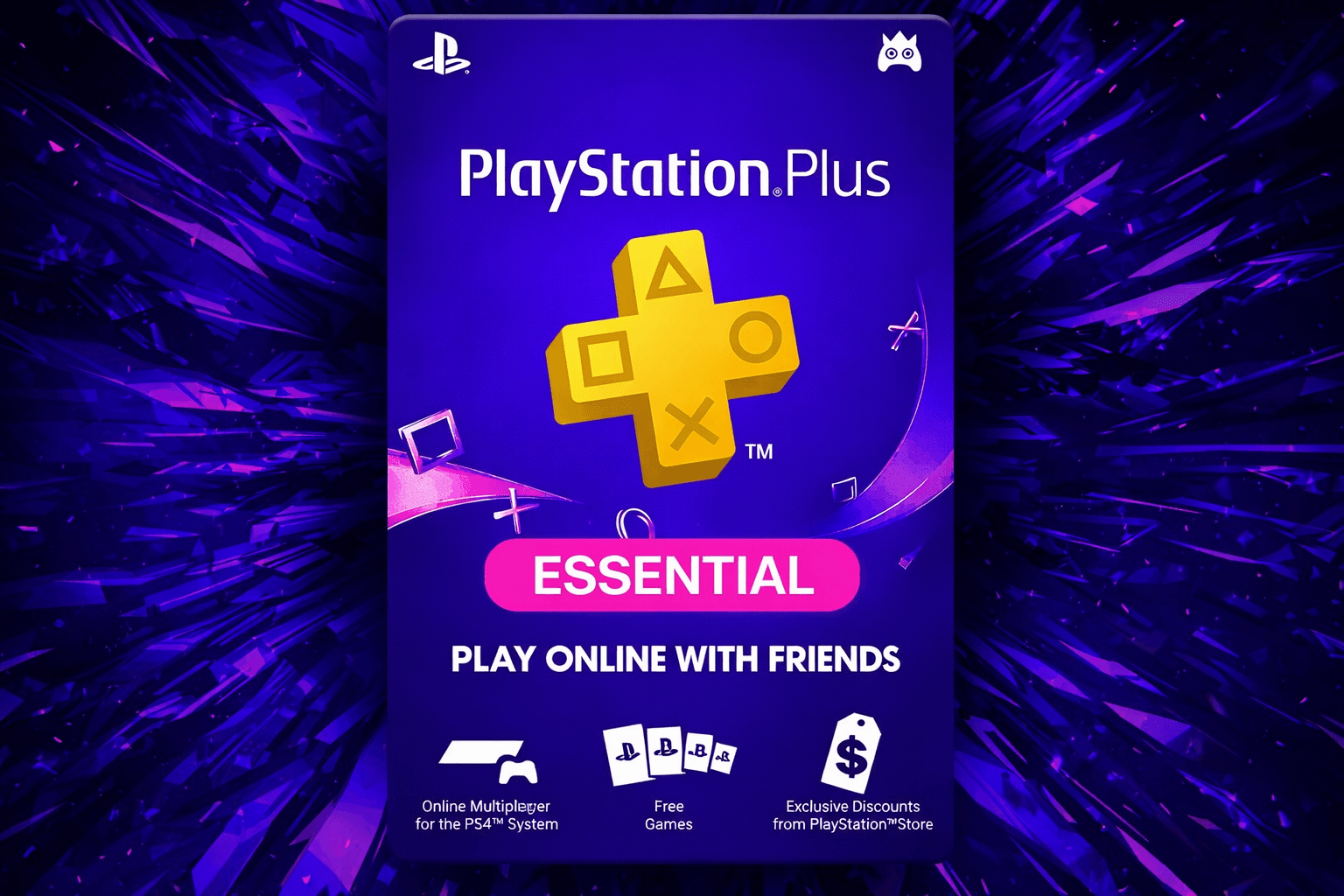 اشتراك PS Plus ESSENTIAL | مئات الألعاب للتحميل أونلاين وبأفضل سعر