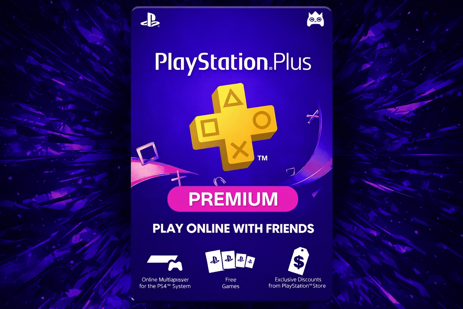 اشتراك PS Plus PREMIUM | مئات الألعاب للتحميل أونلاين وبأفضل سعر